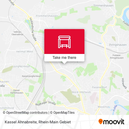 Карта Kassel Ahnabreite