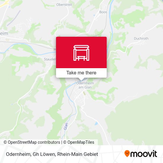 Карта Odernheim, Gh Löwen