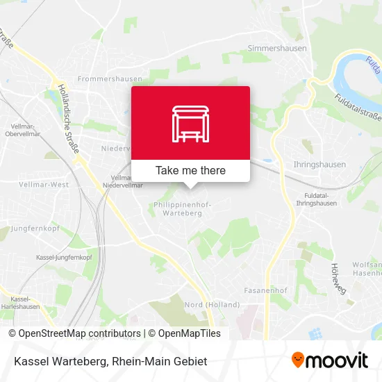 Карта Kassel Warteberg