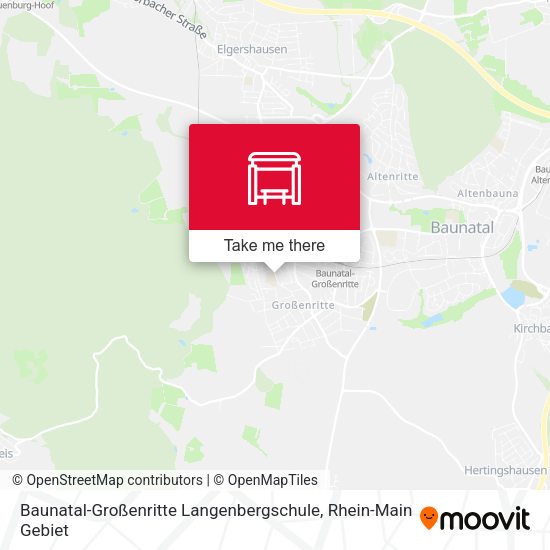 Карта Baunatal-Großenritte Langenbergschule