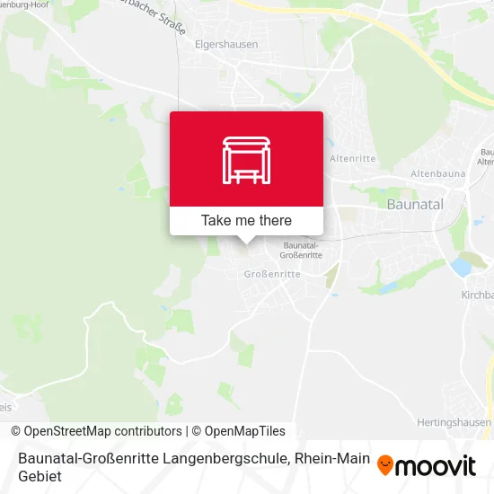 Карта Baunatal-Großenritte Langenbergschule