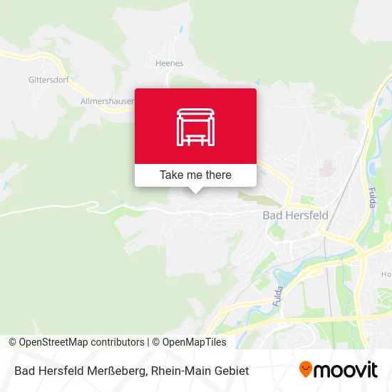 Карта Bad Hersfeld Merßeberg