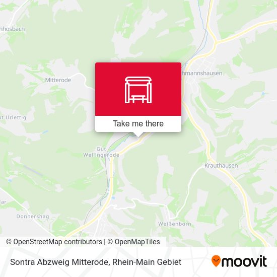 Карта Sontra Abzweig Mitterode