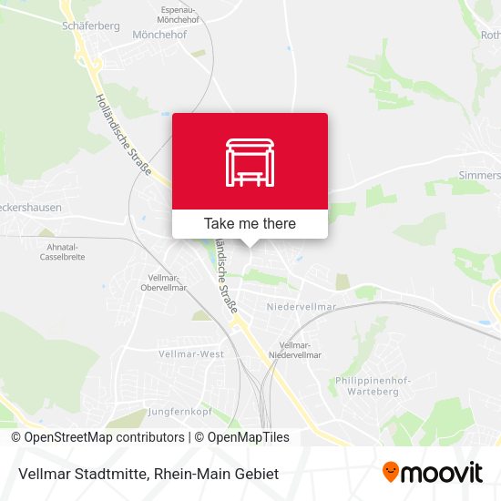 Карта Vellmar Stadtmitte