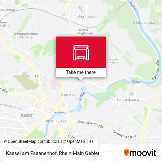 Карта Kassel am Fasanenhof