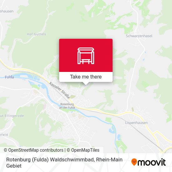 Карта Rotenburg (Fulda) Waldschwimmbad