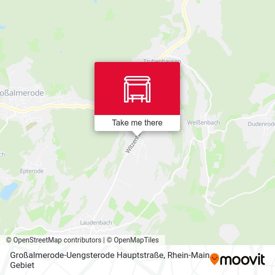 Карта Großalmerode-Uengsterode Hauptstraße