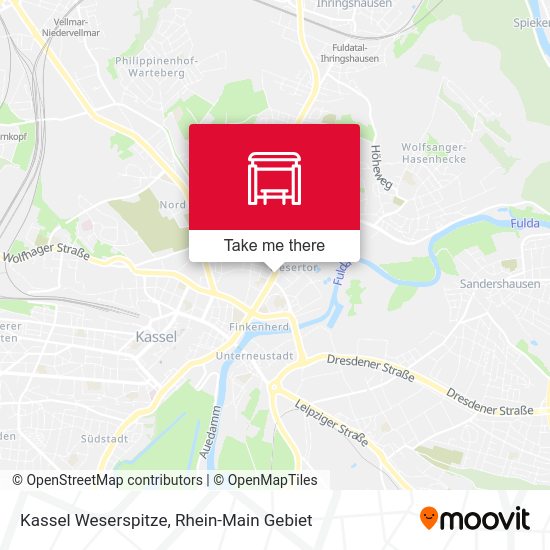 Карта Kassel Weserspitze