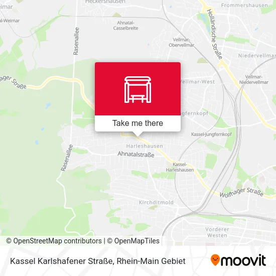 Карта Kassel Karlshafener Straße