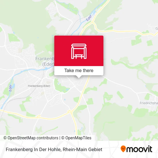 Карта Frankenberg In Der Hohle