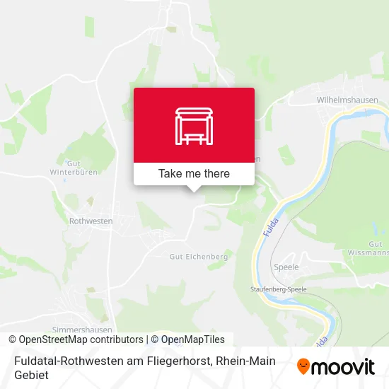Карта Fuldatal-Rothwesten am Fliegerhorst