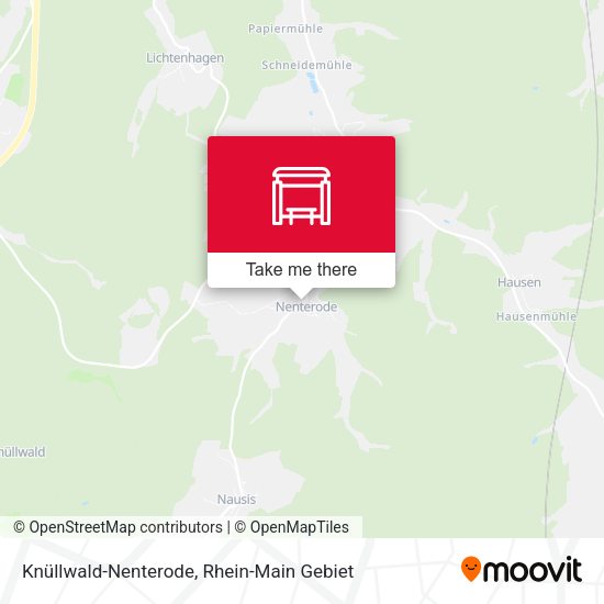 Карта Knüllwald-Nenterode
