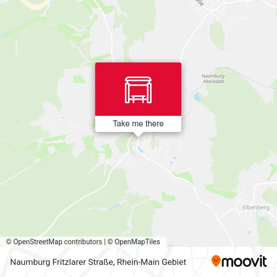 Карта Naumburg Fritzlarer Straße