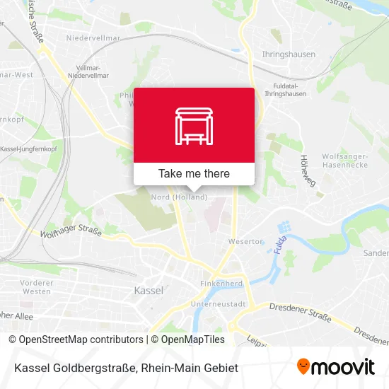 Карта Kassel Goldbergstraße
