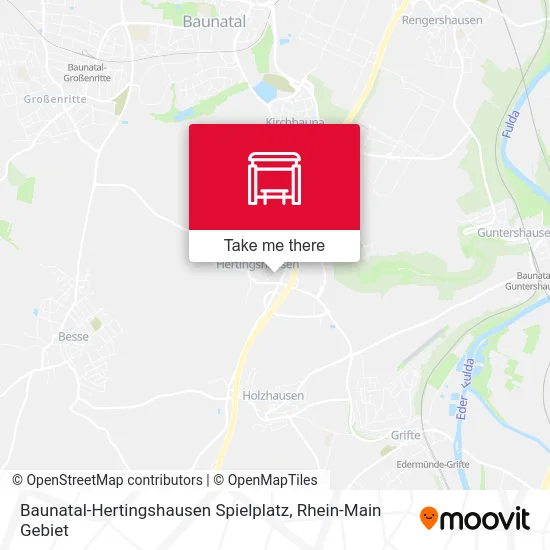 Baunatal-Hertingshausen Spielplatz map