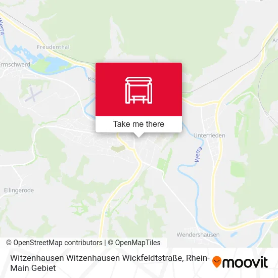 Карта Witzenhausen Witzenhausen Wickfeldtstraße