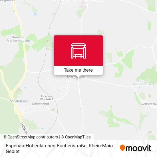 Карта Espenau-Hohenkirchen Buchenstraße