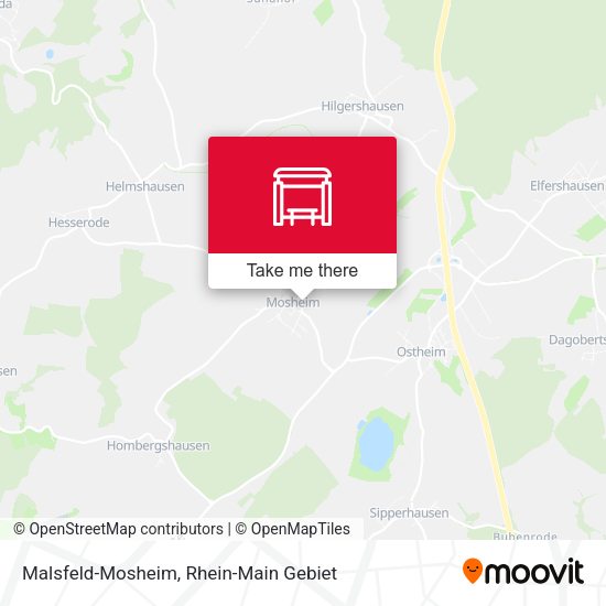 Карта Malsfeld-Mosheim