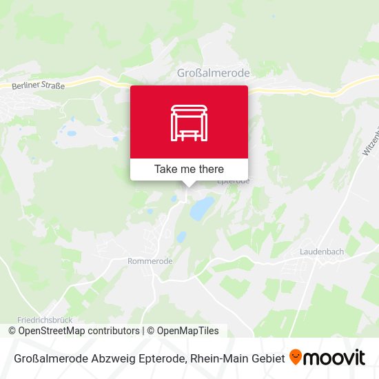 Карта Großalmerode Abzweig Epterode