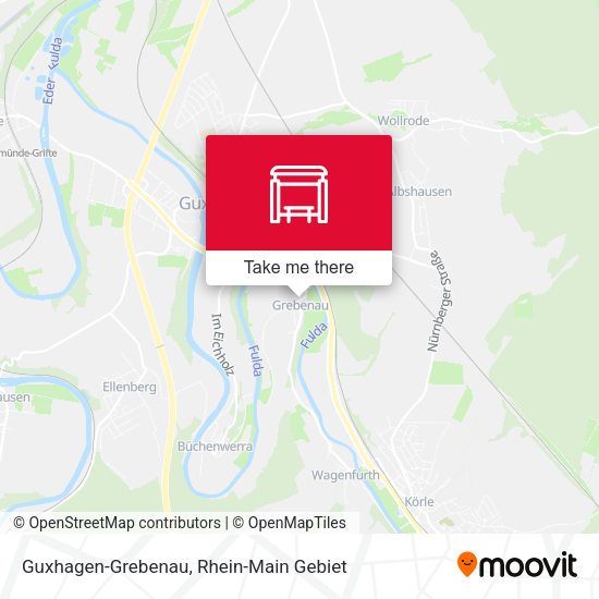 Карта Guxhagen-Grebenau