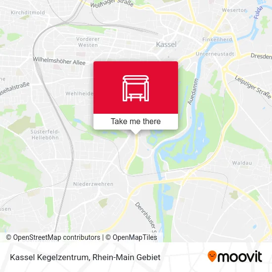 Карта Kassel Kegelzentrum