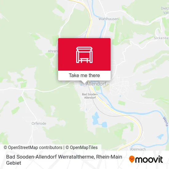 Карта Bad Sooden-Allendorf Werrataltherme