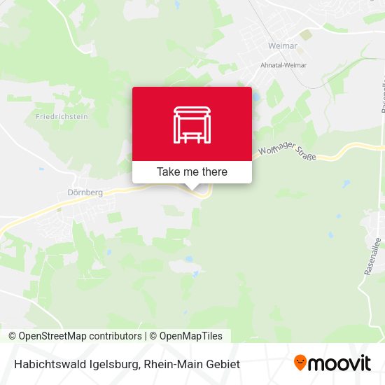 Карта Habichtswald Igelsburg