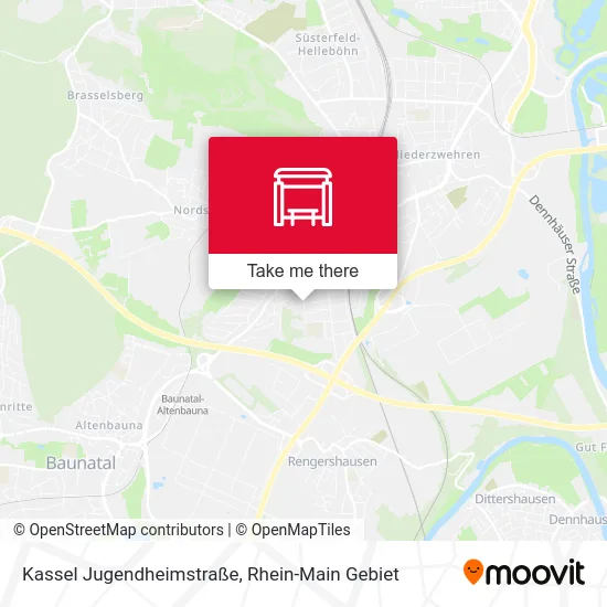 Карта Kassel Jugendheimstraße