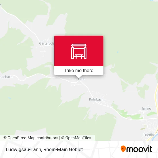 Карта Ludwigsau-Tann
