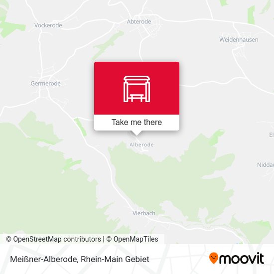 Карта Meißner-Alberode