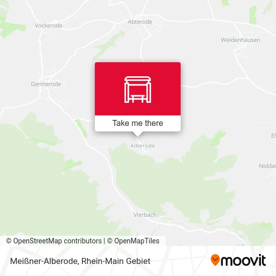 Карта Meißner-Alberode