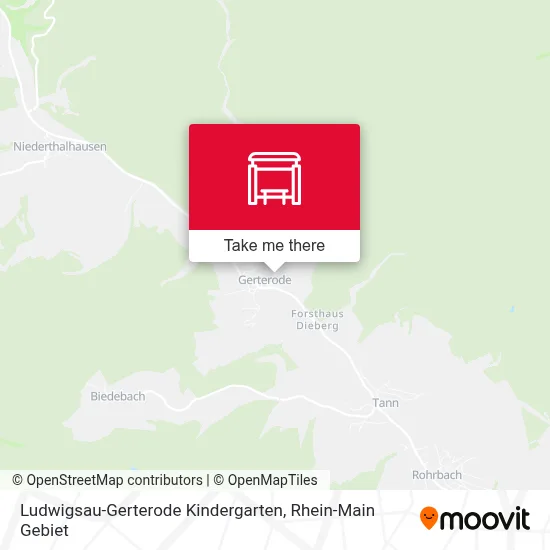 Ludwigsau-Gerterode Kindergarten map