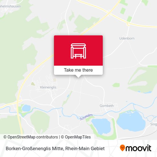 Карта Borken-Großenenglis Mitte