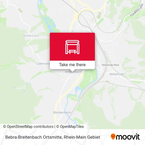 Карта Bebra-Breitenbach Ortsmitte