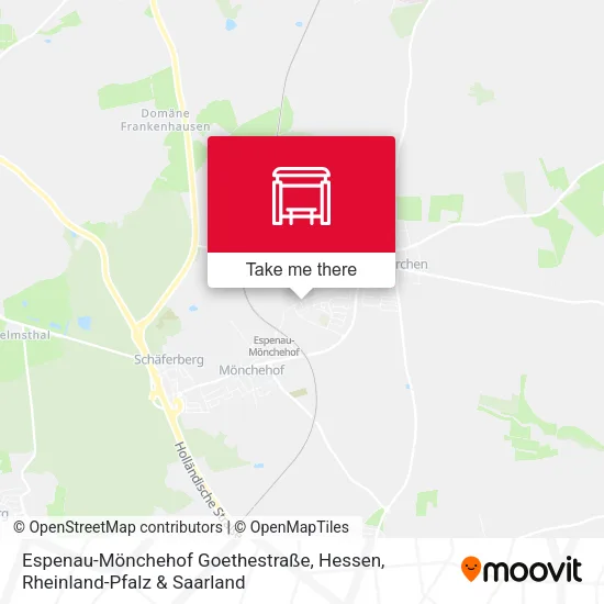 Карта Espenau-Mönchehof Goethestraße