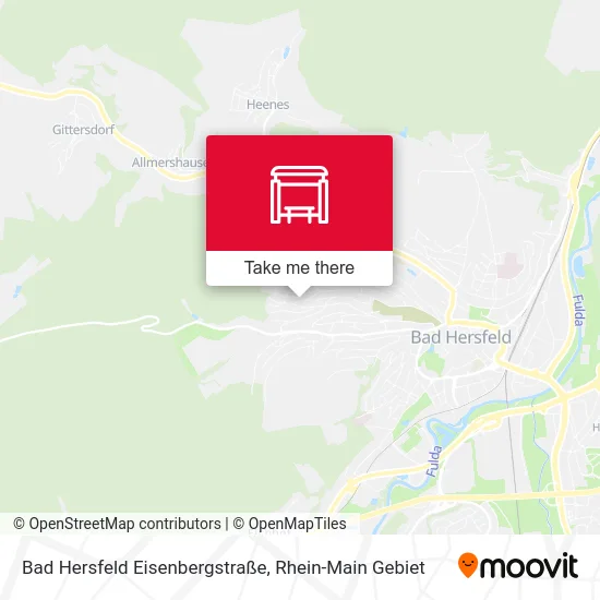 Карта Bad Hersfeld Eisenbergstraße