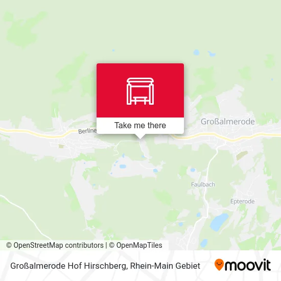 Großalmerode Hof Hirschberg map