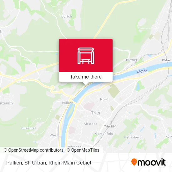Карта Pallien, St. Urban