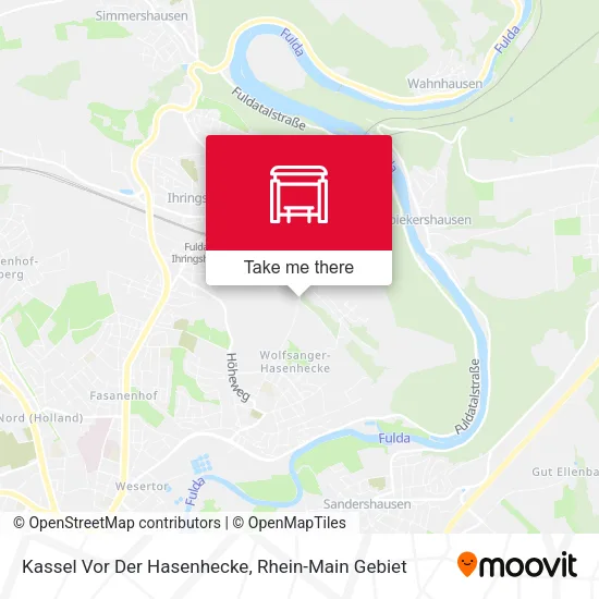 Карта Kassel Vor Der Hasenhecke