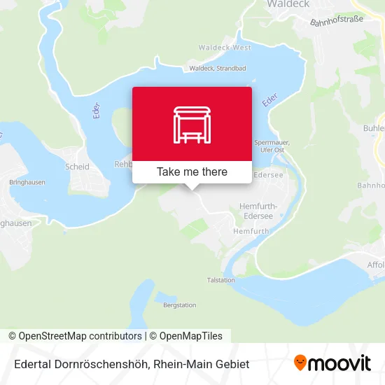 Карта Edertal Dornröschenshöh