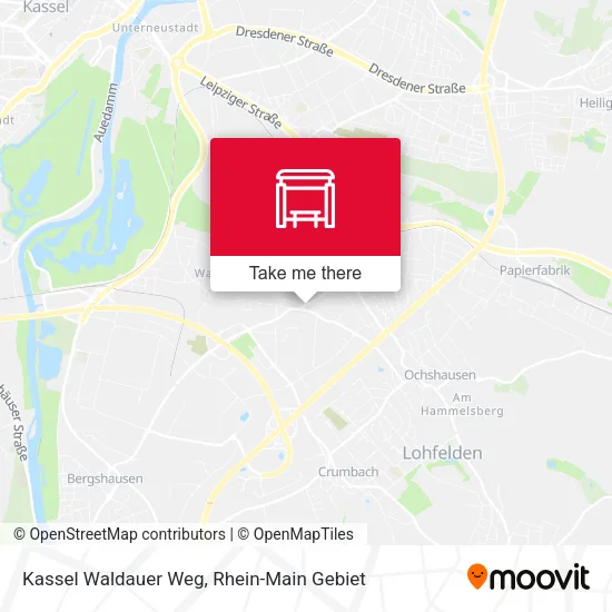 Карта Kassel Waldauer Weg