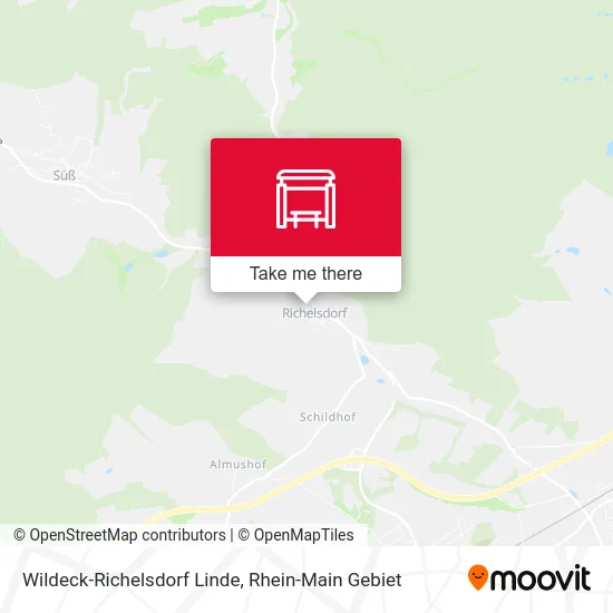 Wildeck-Richelsdorf Linde map