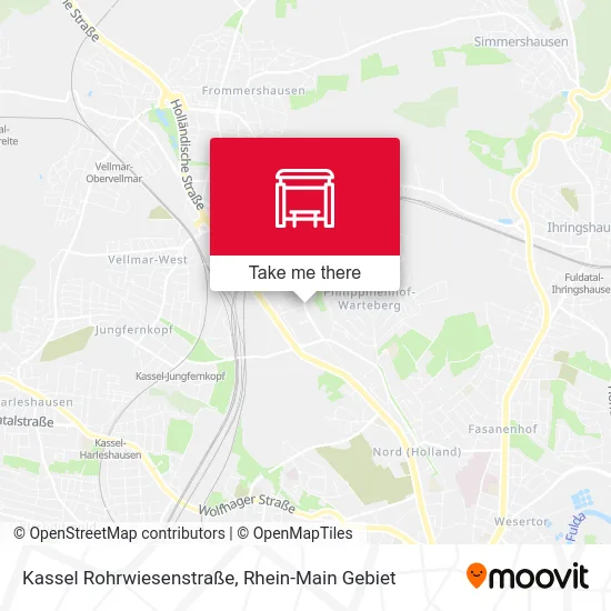 Карта Kassel Rohrwiesenstraße