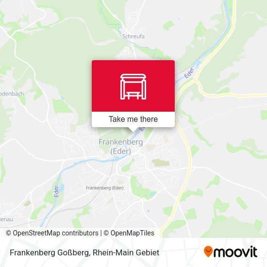 Карта Frankenberg Goßberg