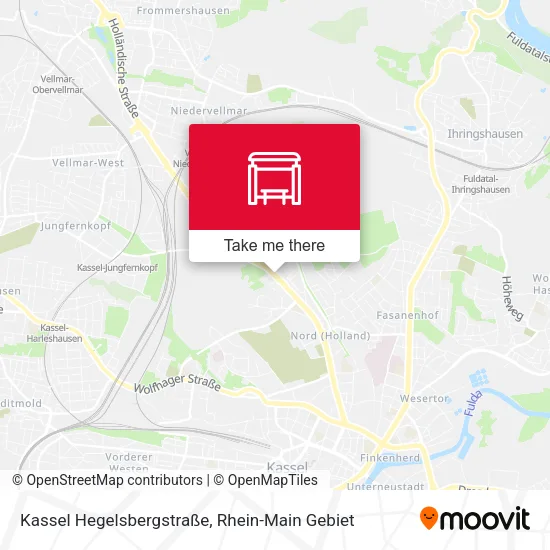 Карта Kassel Hegelsbergstraße