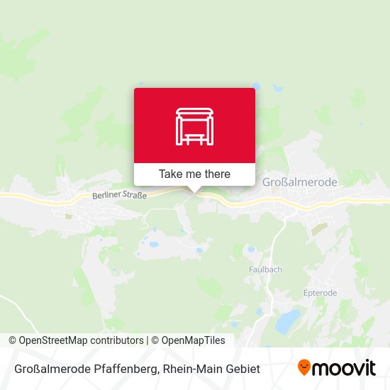 Карта Großalmerode Pfaffenberg