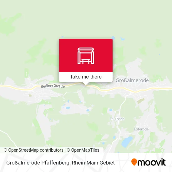 Großalmerode Pfaffenberg map