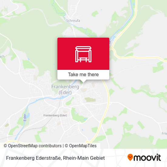 Карта Frankenberg Ederstraße
