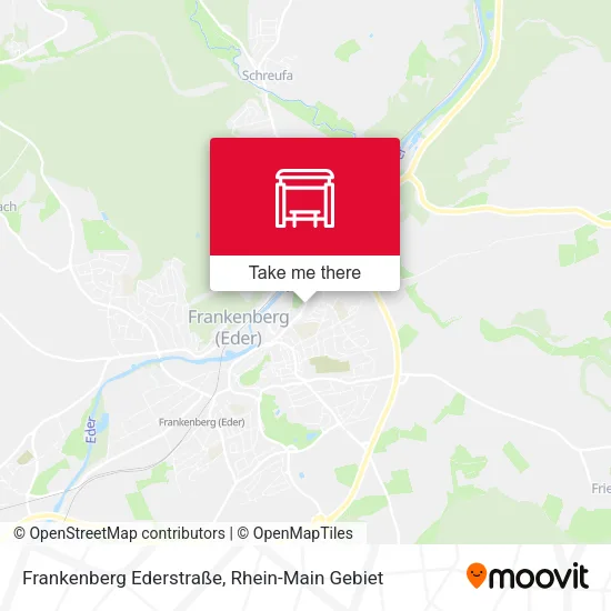 Карта Frankenberg Ederstraße
