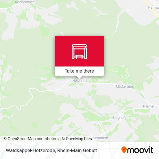 Карта Waldkappel-Hetzerode
